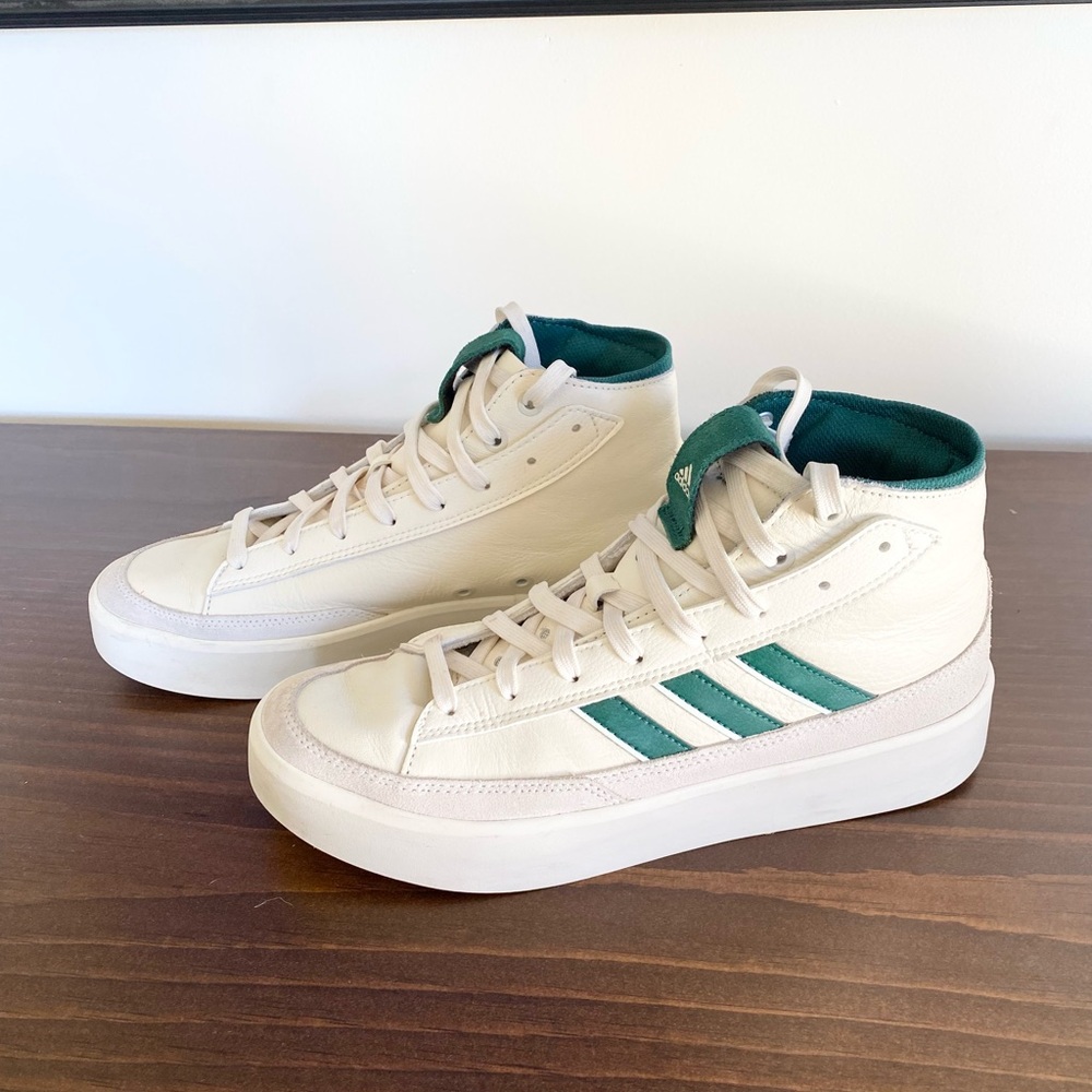 EUC Adidas Znsored Leather High-Top Sneakers W 9 M 8